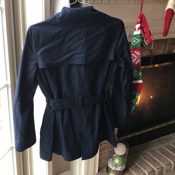 Chaps navy blue double breasted pea coat Medium - Picture 4 of 5